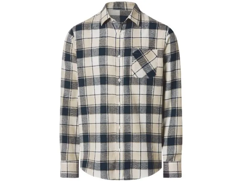 Flanellen heren overhemd<Esmara Men Outlet