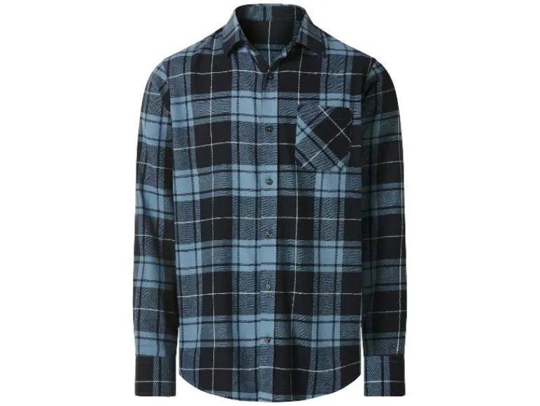 Flanellen heren overhemd<Esmara Men Outlet
