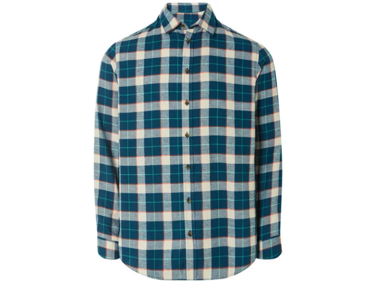 Flanellen heren overhemd<LIVERGY® Outlet