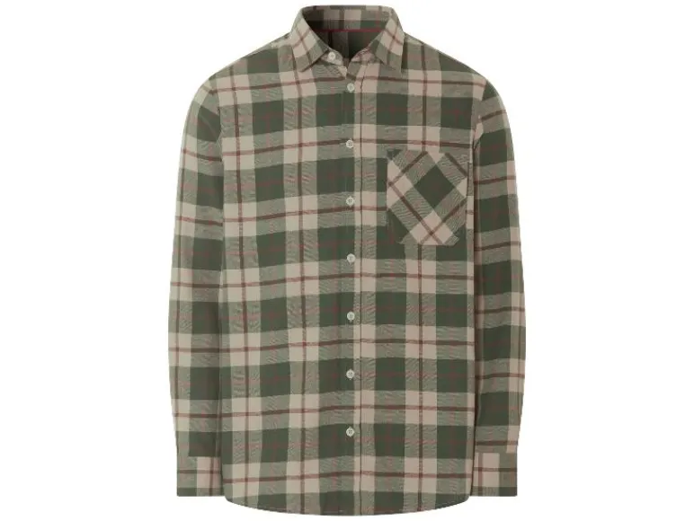 Flanellen heren overhemd<esmara Men Clearance