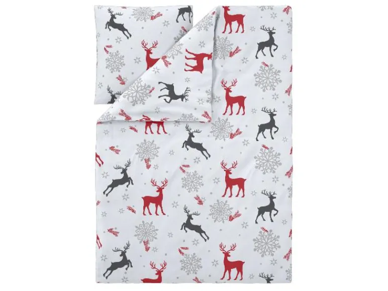 Fleece dekbedovertrek 140 x 200 cm<LIVARNO® Online