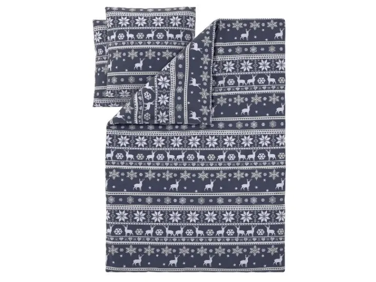 Fleece dekbedovertrek 240 x 220 cm<LIVARNO® Discount