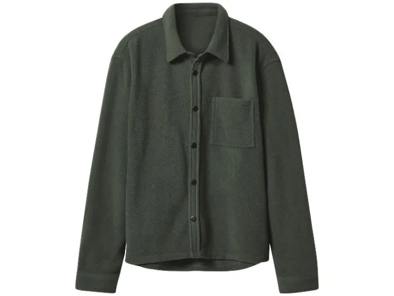 Fleece heren overhemd<esmara Men Clearance