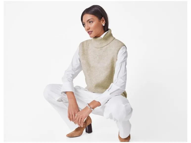 Gebreid dames vest<esmara® Sale