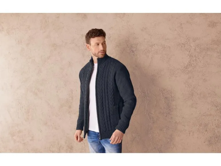 Gebreide heren vest<LIVERGY® Sale