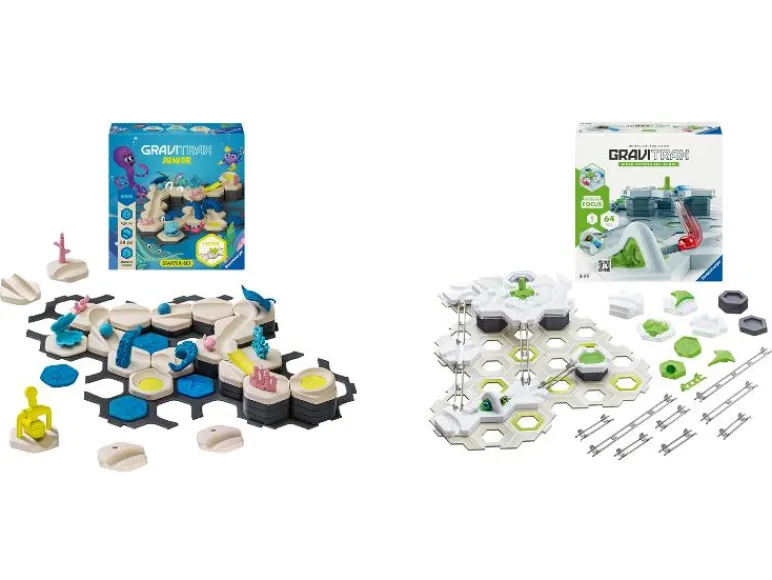 GraviTrax Junior knikkerbaan of Action-Set Focus knikkerbaan<Ravensburger New