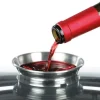 wokset, 5-delig, roestvrijstalen handgrepen, aroma glazen deksel, gemaakt van gietijzer, met rekje<GSW Sale