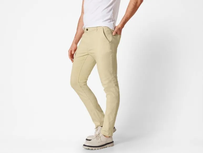 Heren chino broek - Slim fit<LIVERGY® New