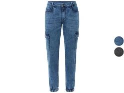 Heren denim joggers<LIVERGY® Outlet