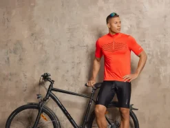 Heren fietsshirt<CRIVIT Discount