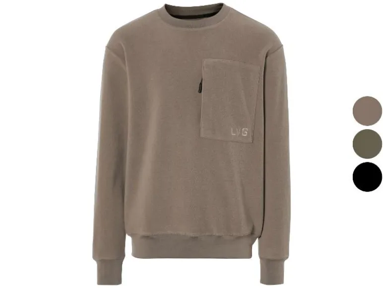 Heren fleecetrui<LIVERGY® Clearance
