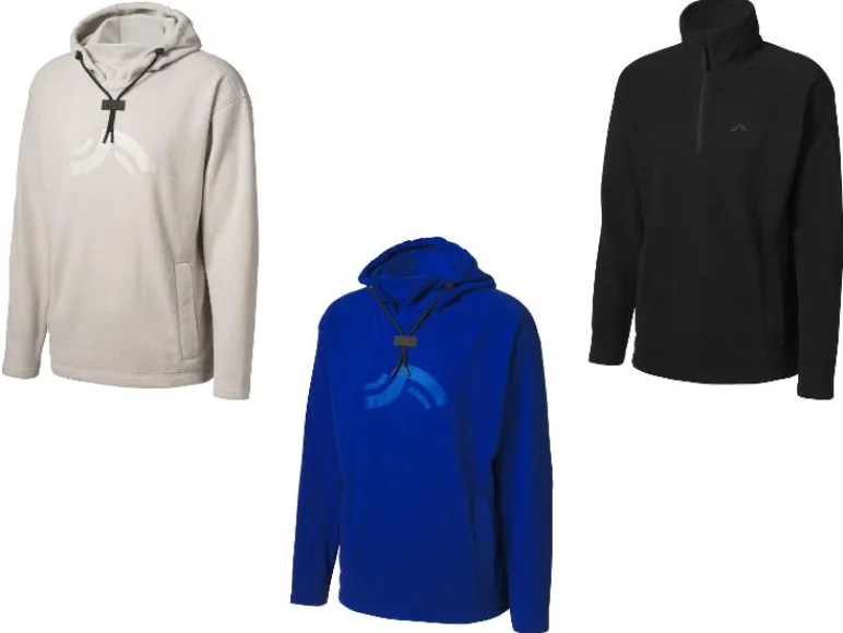 Heren fleecetrui Freeride<CRIVIT Clearance