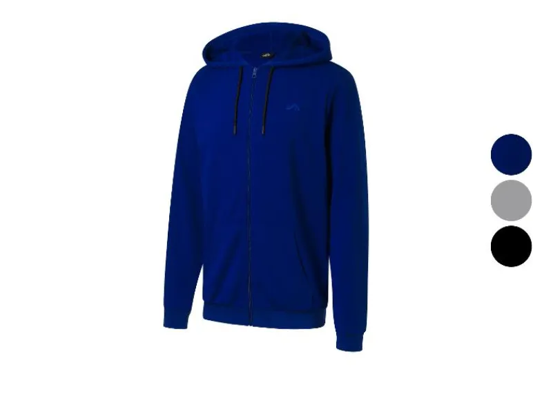 Heren hoodie met rits<CRIVIT