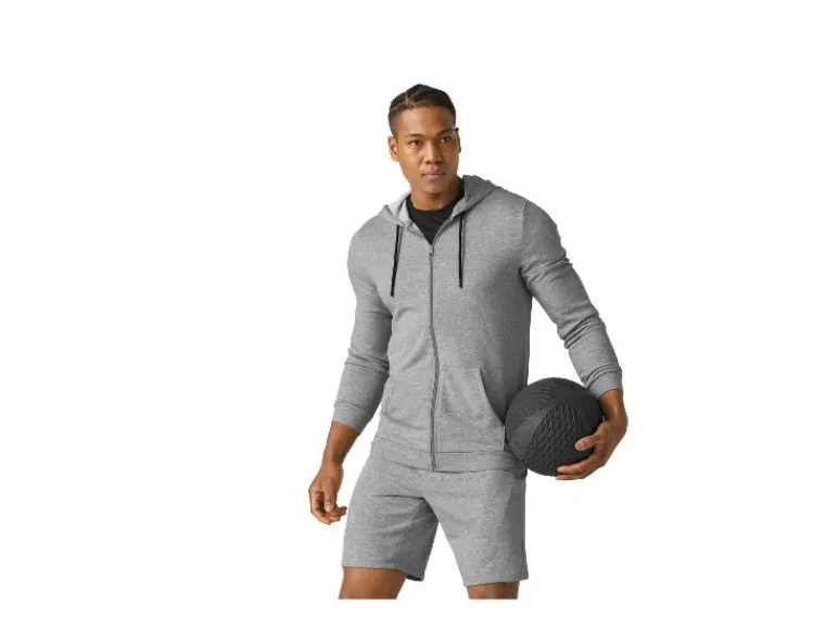 Heren hoodie met rits<CRIVIT
