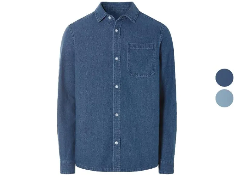 Heren jeans overhemd<LIVERGY® Online