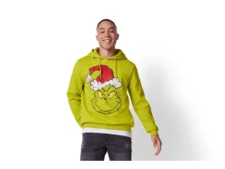 Heren kersthoodie The Grinch<