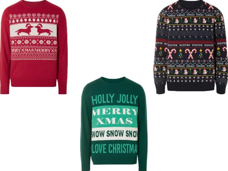 Heren kersttrui<LIVERGY® Clearance