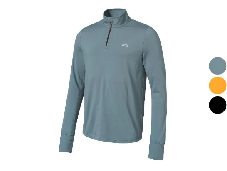 Heren sportshirt met smartwatch opening<CRIVIT Outlet