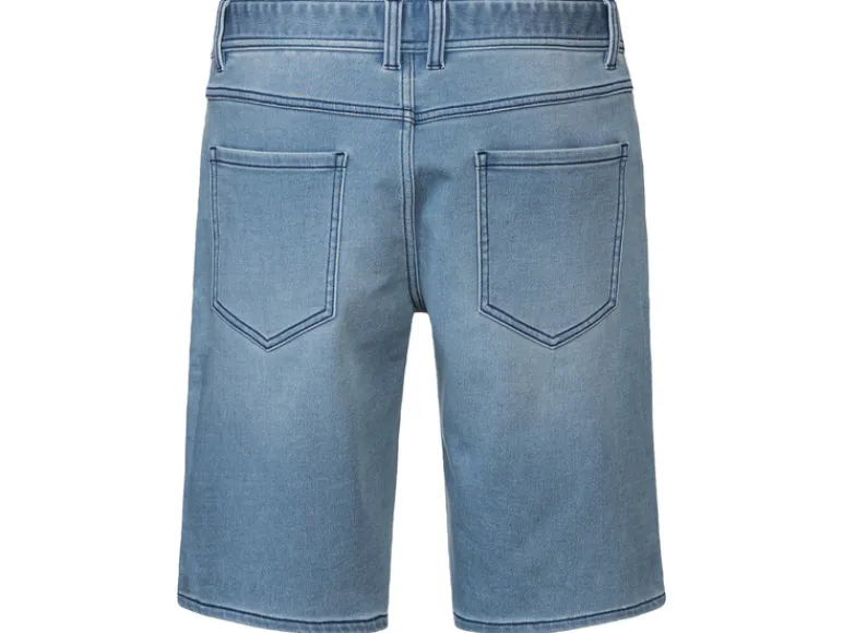 Heren sweatdenim korte broek<LIVERGY® Hot