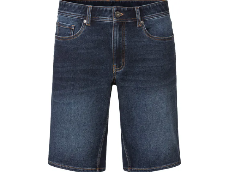 Heren sweatdenim korte broek<LIVERGY® Hot
