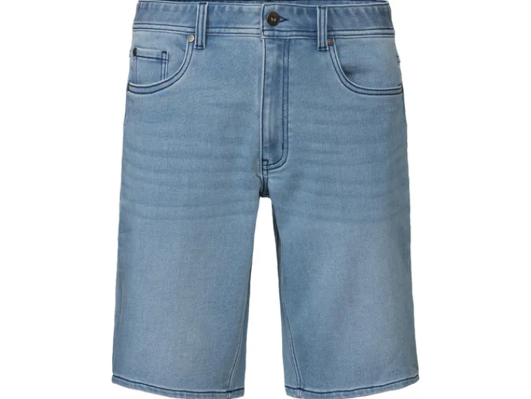 Heren sweatdenim korte broek<LIVERGY® Hot