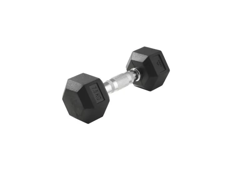 Hexagon dumbbell 7,5 kg<CRIVIT Hot