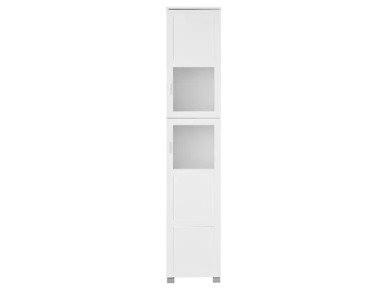 Hoge badkamerkast en onderkast wastafel Basel<LIVARNO home Outlet