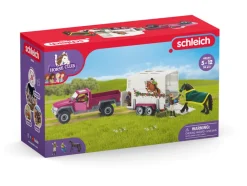 Horse Club Speelset Pick-up met paardenaanhangwagen<Schleich