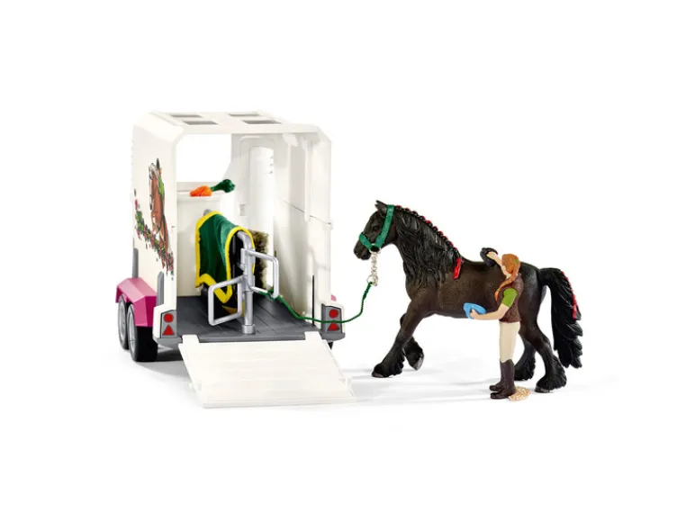 Horse Club Speelset Pick-up met paardenaanhangwagen<Schleich