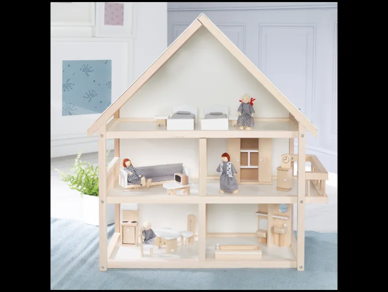 Houten poppenhuis<roba