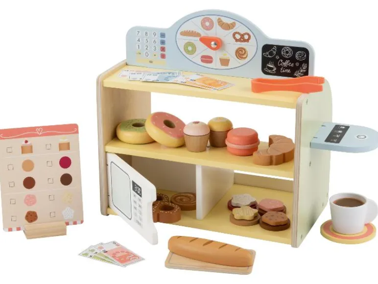 Houten speelgoed 2-in-1 BBQ of bakkerij & café<lupilu®