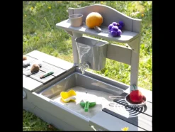 2-in-1 balkon zandbak met speelgoed keuken<roba Online