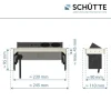 Inbouwstopcontact<Schütte Discount
