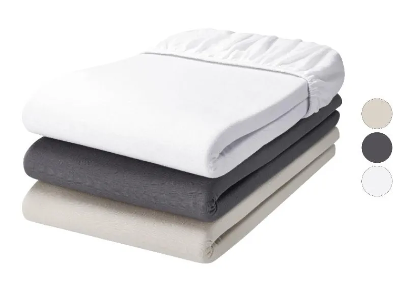 Jersey hoeslaken 140-160 x 200 cm<LIVARNO® Clearance
