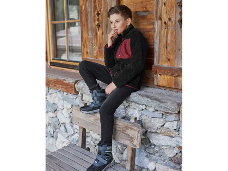 Jongens fleece jas met opstaande kraag<pepperts!® Online