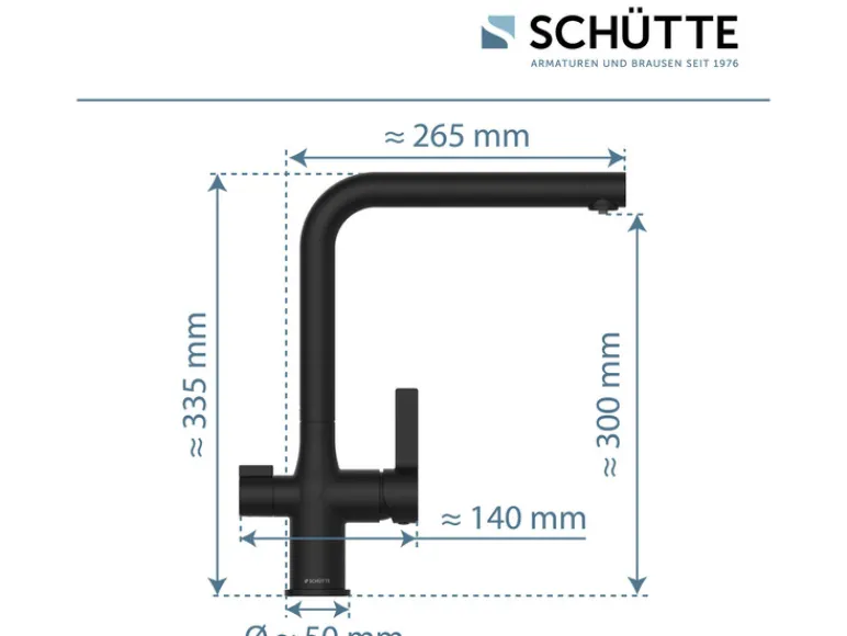 Keukenkraan met filtersysteem Aquastar Pro<Schütte