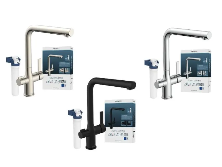 Keukenkraan met filtersysteem Aquastar Pro<Schütte