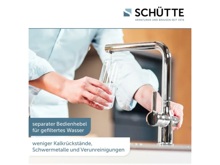 Keukenkraan met filtersysteem Aquastar Pro<Schütte