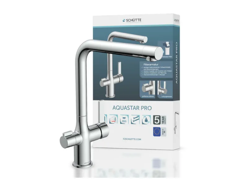 Keukenkraan met filtersysteem Aquastar Pro<Schütte