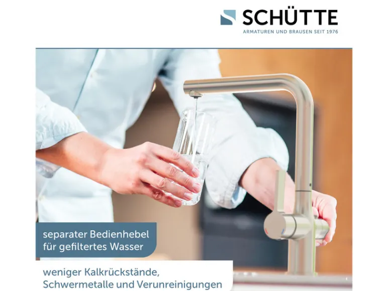 Keukenkraan met filtersysteem Aquastar Pro<Schütte
