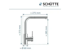 Keukenkraan VITAL<Schütte
