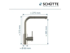 Keukenkraan VITAL<Schütte