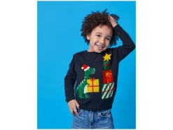 Kinder kersttrui met lampjes<lupilu® Outlet