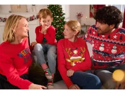 Kinder kersttrui met lampjes<esmara® Hot