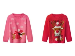 Kinder kersttrui met lampjes<lupilu® New