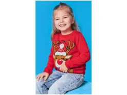 Kinder kersttrui met lampjes<lupilu® New