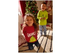 Kinder kersttrui The Grinch< Hot