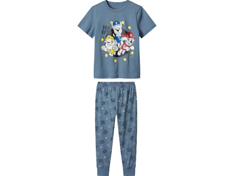 Kinder pyjama met glow-in-the-dark print<
