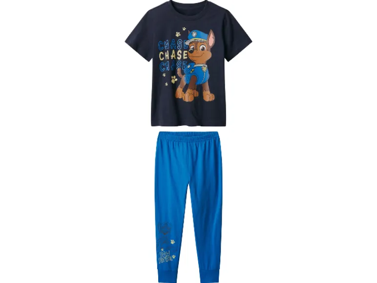 Kinder pyjama met glow-in-the-dark print<