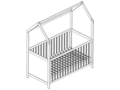 Kinderbed 70 x 140 cm<roba Hot